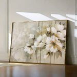 Floral 762 Canvas Art 18" x 24" / 45 x 60 cm / Black