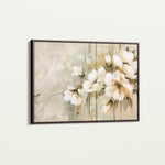 Floral 762 Canvas Art 18" x 24" / 45 x 60 cm / Black