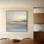 Abstract 763 Canvas Art 16" x 16" / 40 x 40 cm / Black