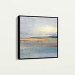 Abstract 763 Canvas Art 16" x 16" / 40 x 40 cm / Black