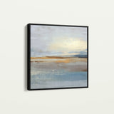 Abstract 763 Canvas Art 16" x 16" / 40 x 40 cm / Black