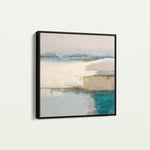 Abstract 764 Canvas Art 16" x 16" / 40 x 40 cm / Black
