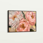 Floral 764 Canvas Art 18" x 24" / 45 x 60 cm / Black