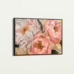 Floral 764 Canvas Art 60 x 40 cm / Black