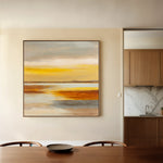 Abstract 765 Canvas Art 16" x 16" / 40 x 40 cm / Black