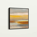 Abstract 765 Canvas Art 16" x 16" / 40 x 40 cm / Black