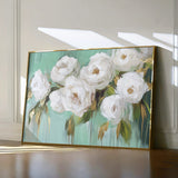 Floral 765 Canvas Art 18" x 24" / 45 x 60 cm / Black