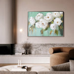 Floral 765 Canvas Art 18" x 24" / 45 x 60 cm / Black