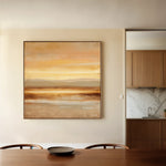 Abstract 766 Canvas Art 16" x 16" / 40 x 40 cm / Black