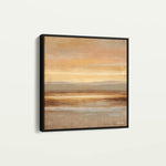 Abstract 766 Canvas Art 16" x 16" / 40 x 40 cm / Black