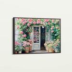 Floral 767 Canvas Art 18" x 24" / 45 x 60 cm / Black