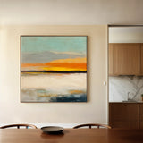 Abstract 768 Canvas Art 16" x 16" / 40 x 40 cm / Black