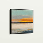 Abstract 768 Canvas Art 16" x 16" / 40 x 40 cm / Black