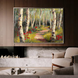 Floral 768 Canvas Art 18" x 24" / 45 x 60 cm / Black