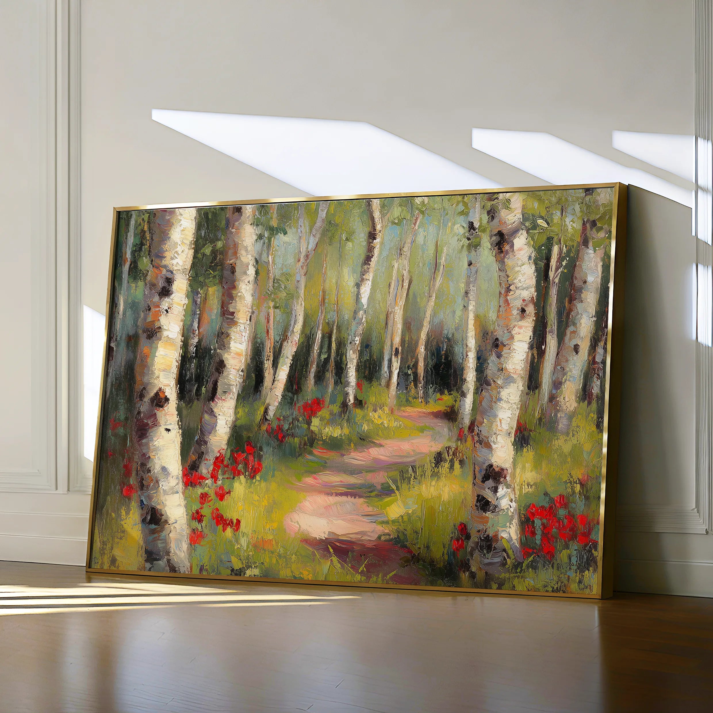 Floral 768 Canvas Art 18" x 24" / 45 x 60 cm / Black