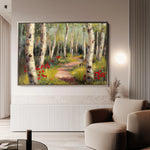 Floral 768 Canvas Art 18" x 24" / 45 x 60 cm / Black