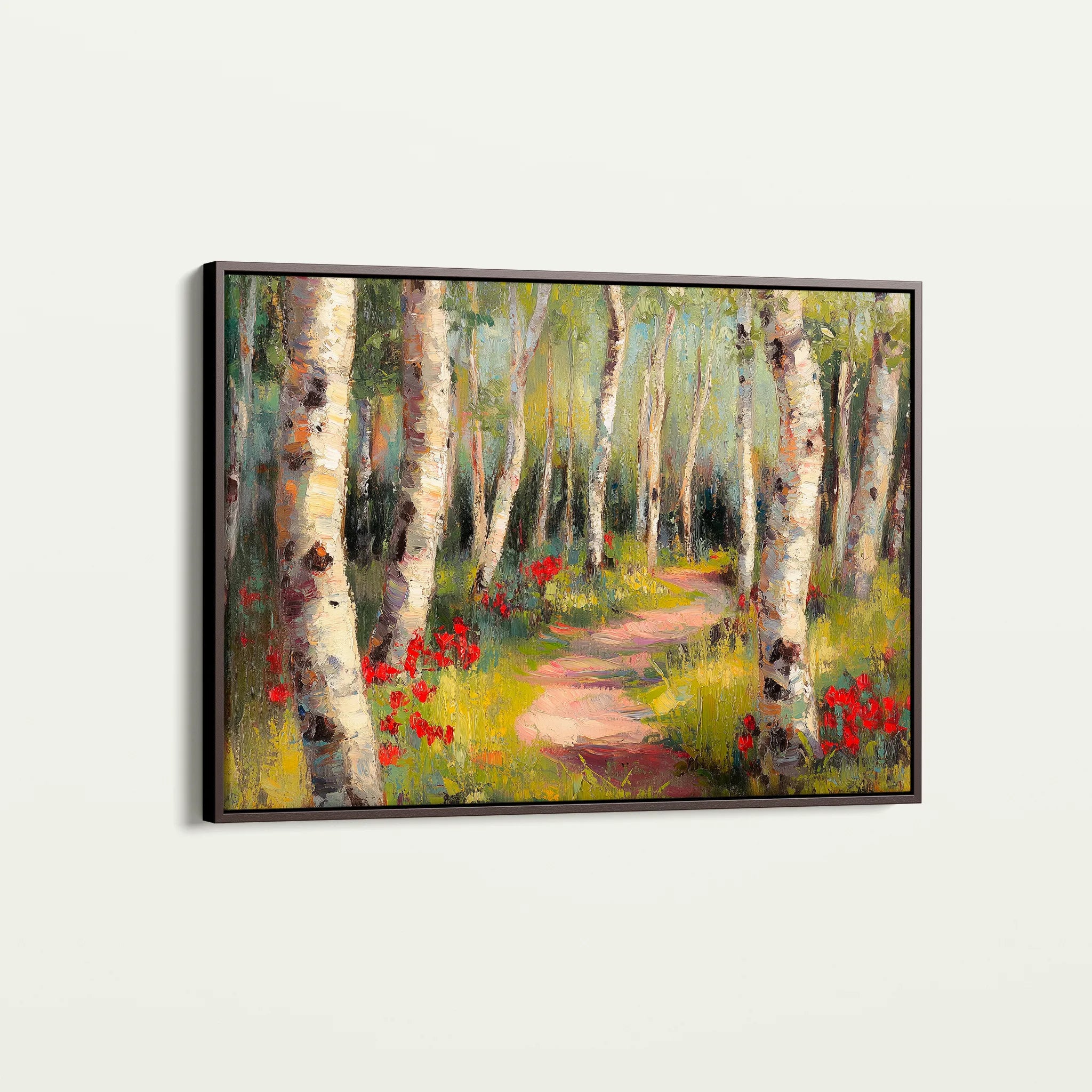 Floral 768 Canvas Art 18" x 24" / 45 x 60 cm / Black