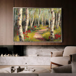 Floral 768 Canvas Art 60 x 40 cm / Black