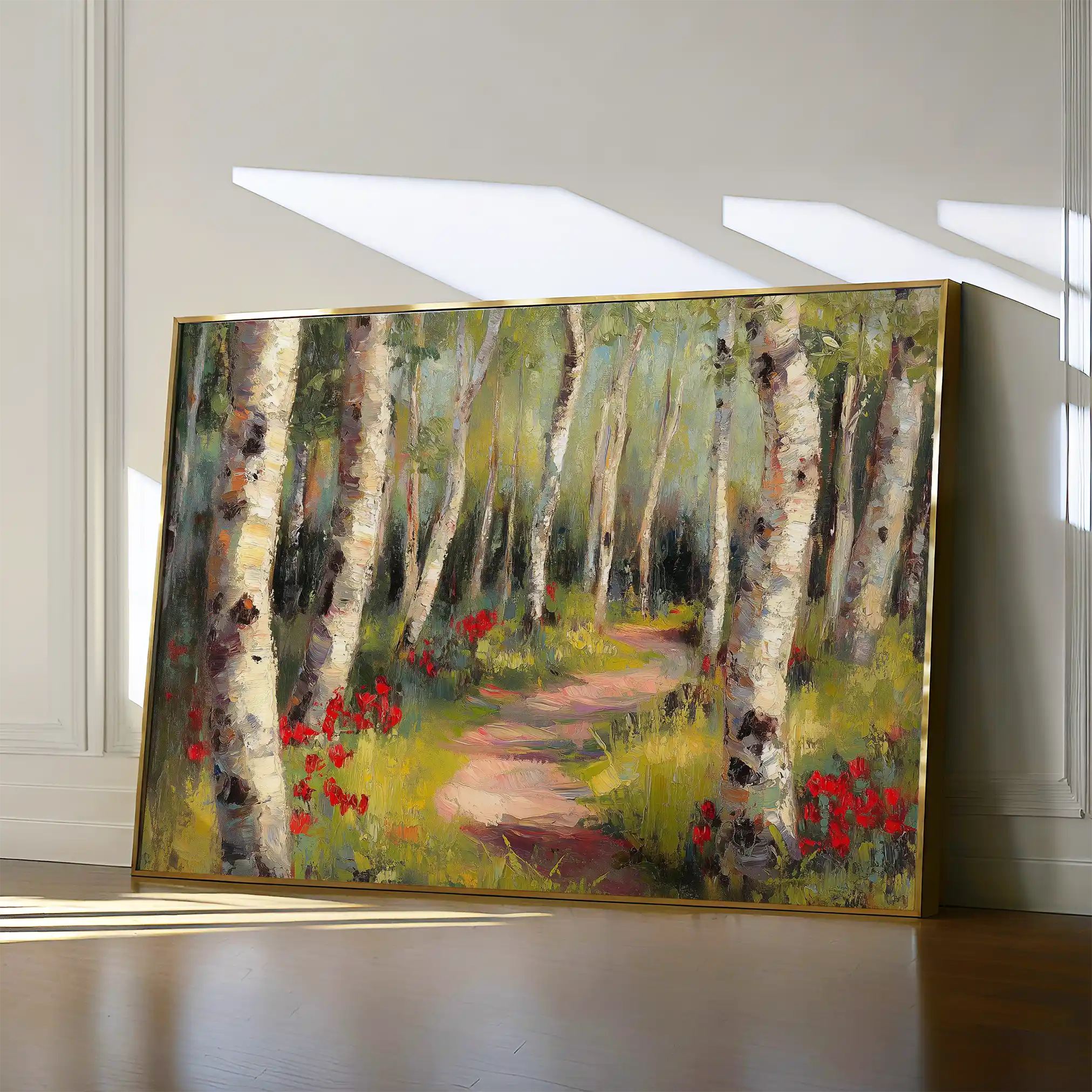 Floral 768 Canvas Art 60 x 40 cm / Black