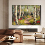Floral 768 Canvas Art 60 x 40 cm / Black