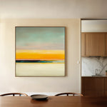 Abstract 769 Canvas Art 16" x 16" / 40 x 40 cm / Black
