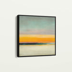 Abstract 769 Canvas Art 16" x 16" / 40 x 40 cm / Black