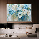 Floral 769 Canvas Art 18" x 24" / 45 x 60 cm / Black