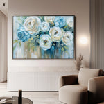 Floral 769 Canvas Art 18" x 24" / 45 x 60 cm / Black
