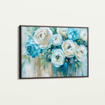 Floral 769 Canvas Art 18" x 24" / 45 x 60 cm / Black
