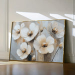 Floral 770 Canvas Art 18" x 24" / 45 x 60 cm / Black