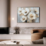 Floral 770 Canvas Art 18" x 24" / 45 x 60 cm / Black