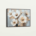 Floral 770 Canvas Art 18" x 24" / 45 x 60 cm / Black