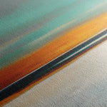 Abstract 771 Canvas Art 16" x 16" / 40 x 40 cm / Black