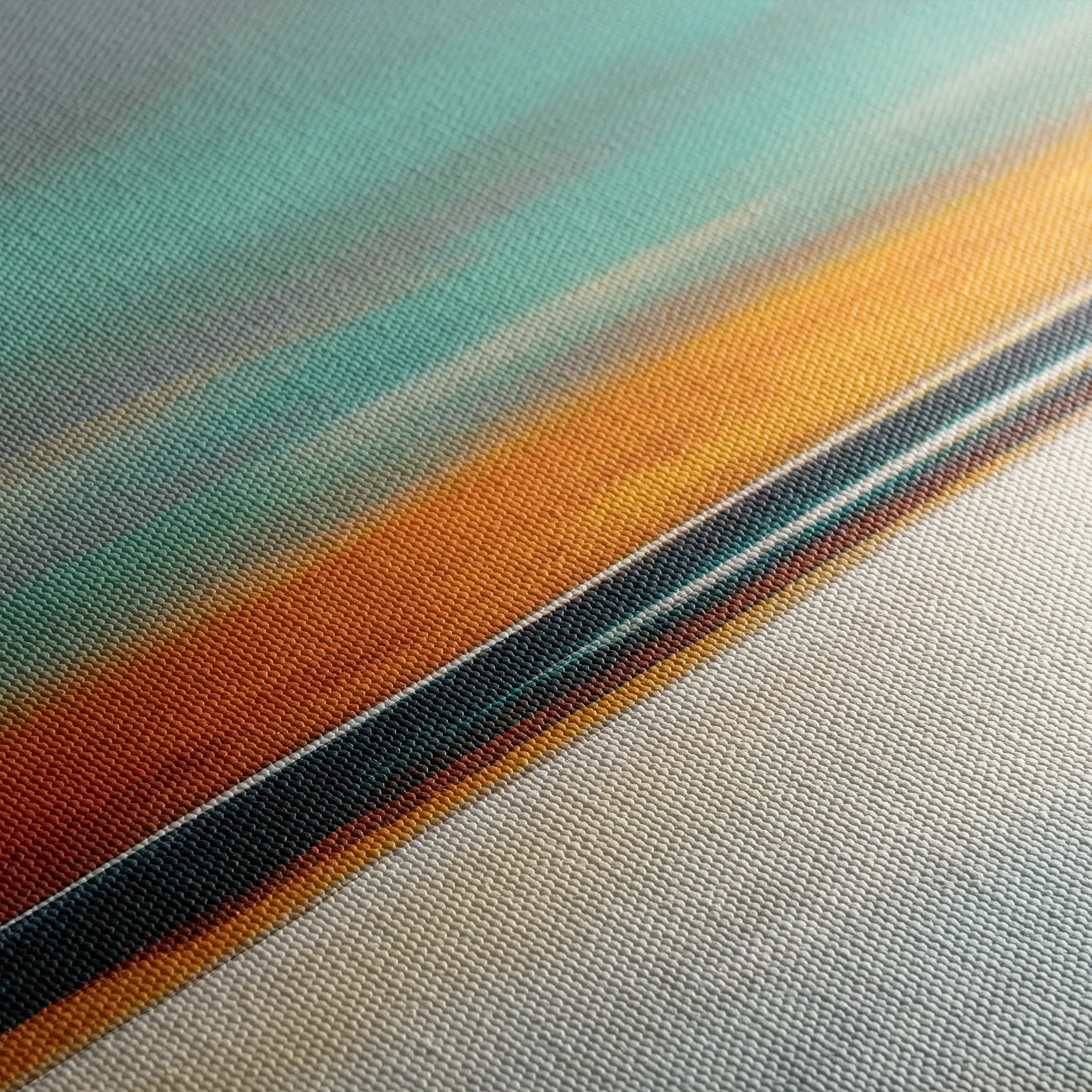 Abstract 771 Canvas Art 16" x 16" / 40 x 40 cm / Black
