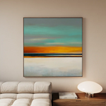 Abstract 771 Canvas Art 60 x 60 cm / Black