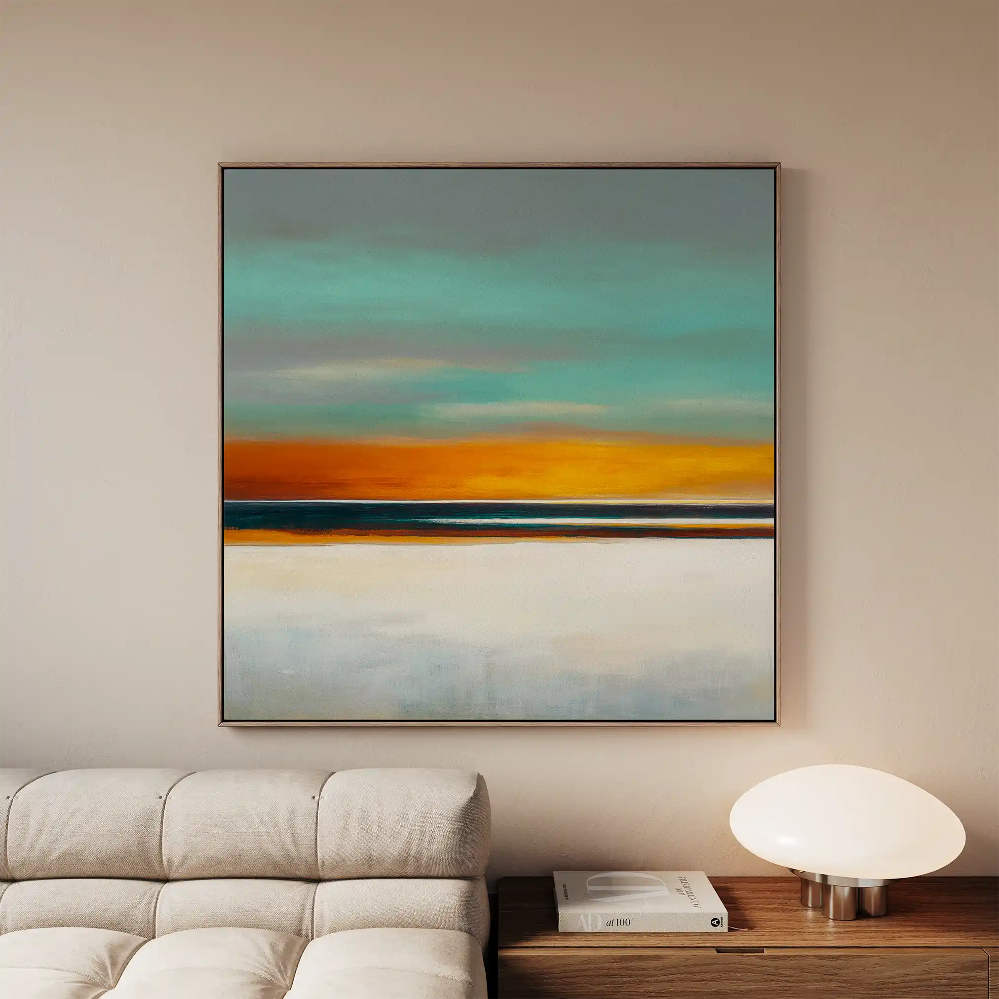 Abstract 771 Canvas Art 60 x 60 cm / Black