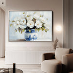 Floral 771 Canvas Art 18" x 24" / 45 x 60 cm / Black