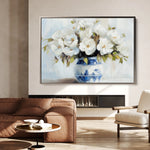 Floral 771 Canvas Art 18" x 24" / 45 x 60 cm / Black