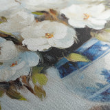 Floral 771 Canvas Art 18" x 24" / 45 x 60 cm / Black