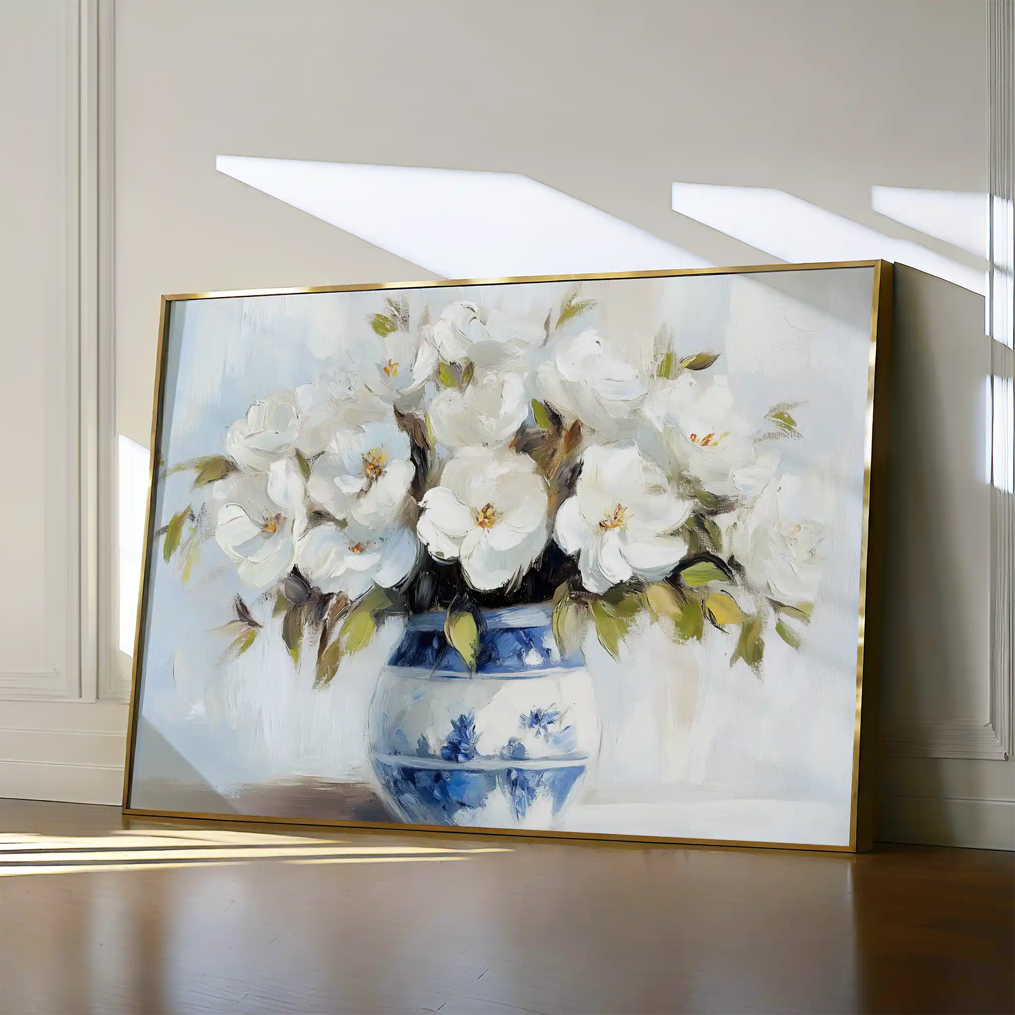 Floral 771 Canvas Art 60 x 40 cm / Black