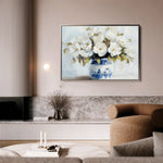 Floral 771 Canvas Art 60 x 40 cm / Black
