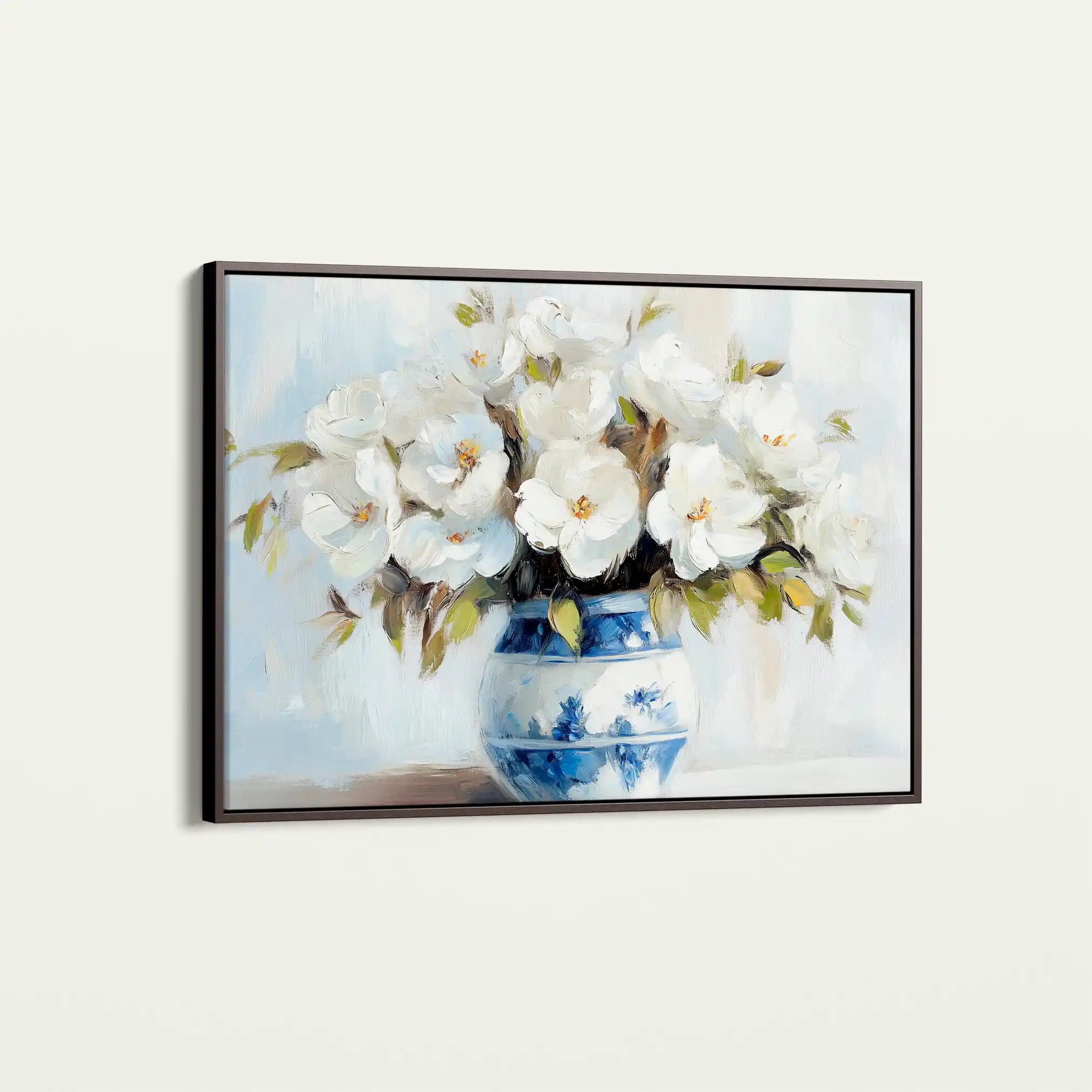 Floral 771 Canvas Art 60 x 40 cm / Black