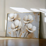 Floral 772 Canvas Art 18" x 24" / 45 x 60 cm / Black