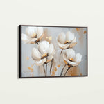Floral 772 Canvas Art 18" x 24" / 45 x 60 cm / Black