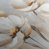 Floral 772 Canvas Art 18" x 24" / 45 x 60 cm / Black