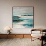 Abstract 773 Canvas Art 60 x 60 cm / Black
