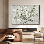 Floral 773 Canvas Art 18" x 24" / 45 x 60 cm / Black