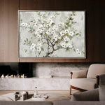 Floral 773 Canvas Art 18" x 24" / 45 x 60 cm / Black