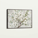Floral 773 Canvas Art 60 x 40 cm / Black