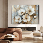 Floral 774 Canvas Art 18" x 24" / 45 x 60 cm / Black